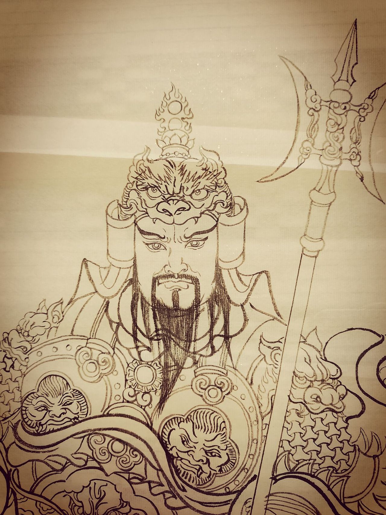 门神（图ZMzI3NzgwNDEy） - 艺术插画 - 站酷设计师301064844原创素材 - 站酷ZCOOL