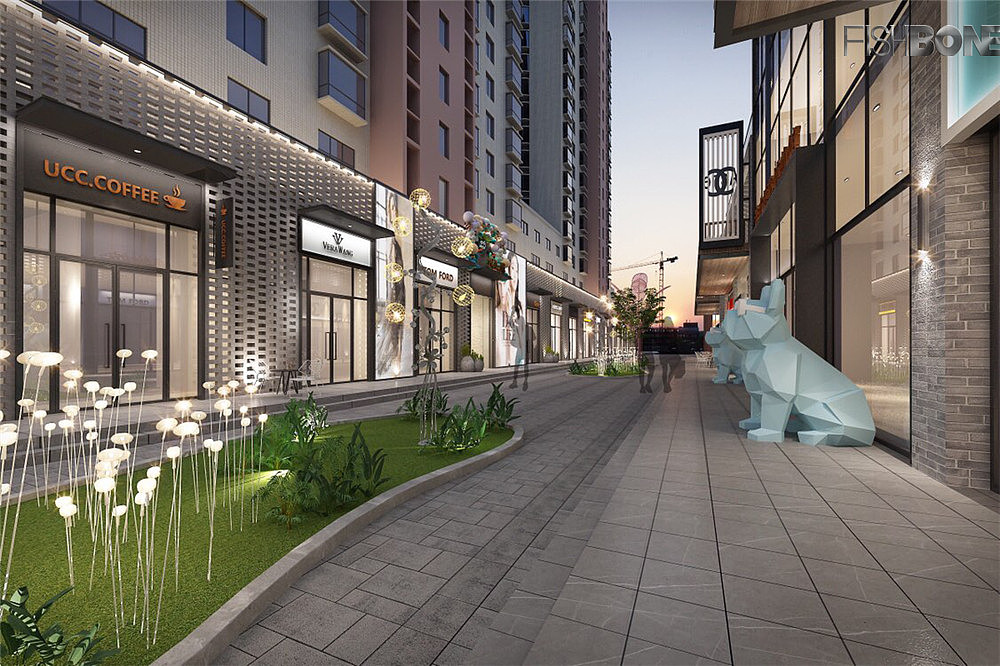 鱼骨设计——某婚礼产业园区商业街（图ZMTk2NDg4NjM2） - 建筑设计 - 站酷设计师鱼骨设计事务所原创素材 - 站酷ZCOOL