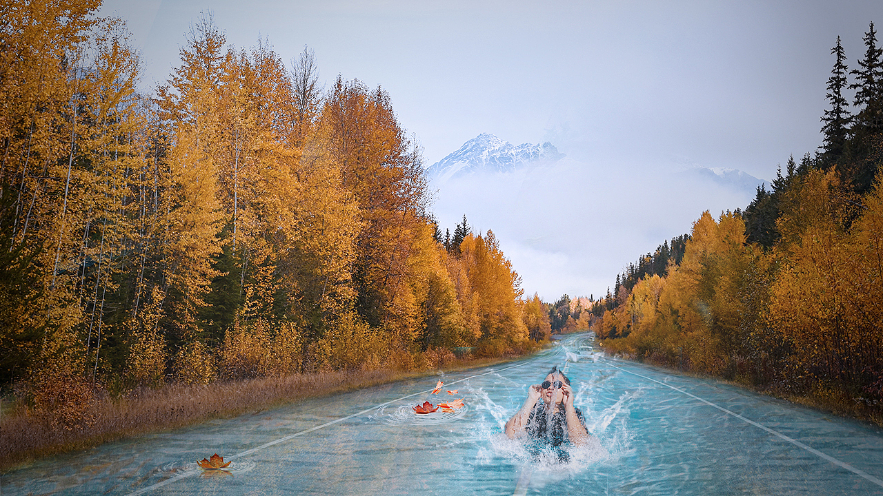 【ps创意合成海报】另类游泳（图ZMjQxMTI0Nzg0） - 海报 - 站酷设计师Olivia奥利维亚原创素材 - 站酷ZCOOL