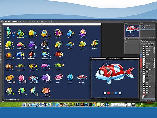 消除+游戏作品《Fish Mania》（个人主页-ZMTY3Mzg5NDA=） - 独立游戏 - 站酷设计师PockyMini原创素材 - 站酷ZCOOL