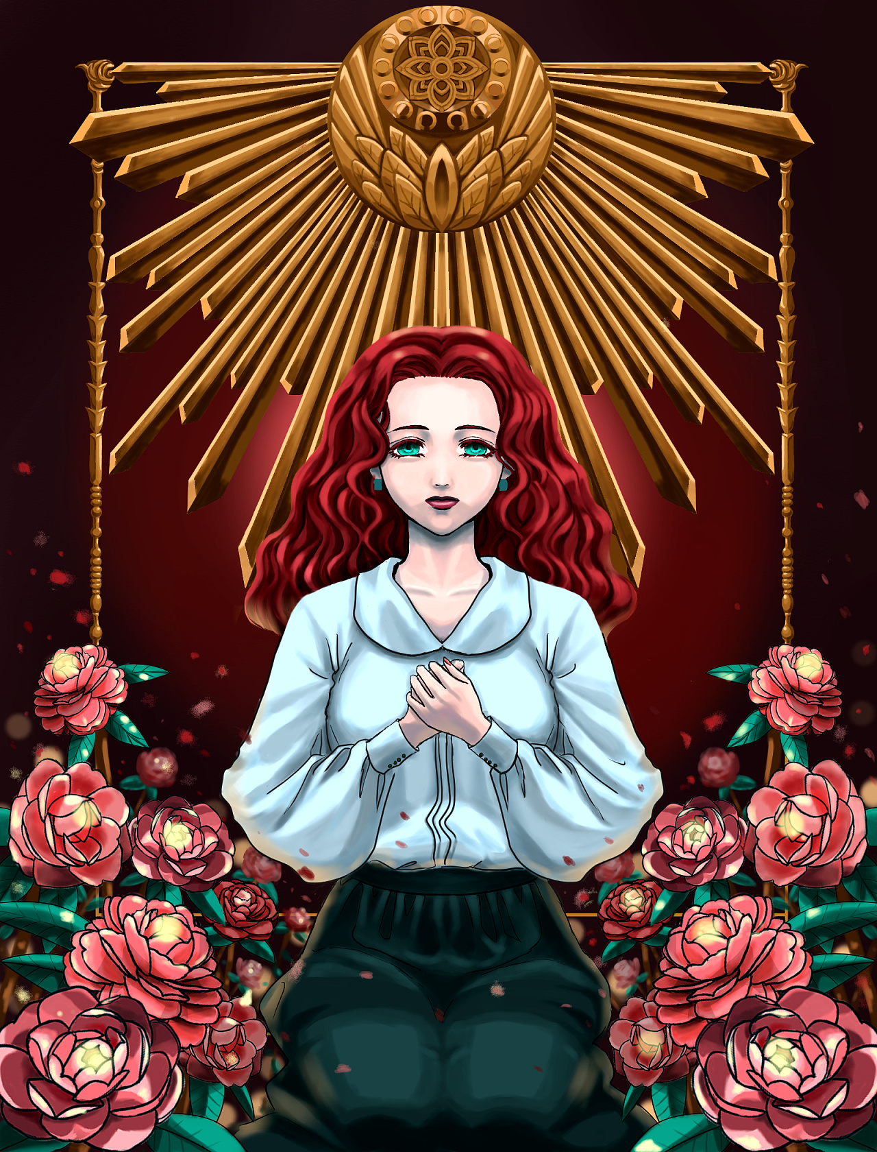 圣女|插画|创作习作|云上鳍 - 原创作品 - 站酷 (zcool)