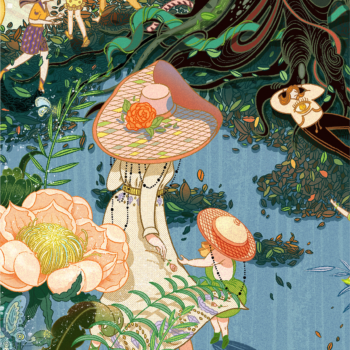春树（图ZMjk0NzM5MjQ4） - 商业插画 - 站酷设计师LULULUhe原创素材 - 站酷ZCOOL
