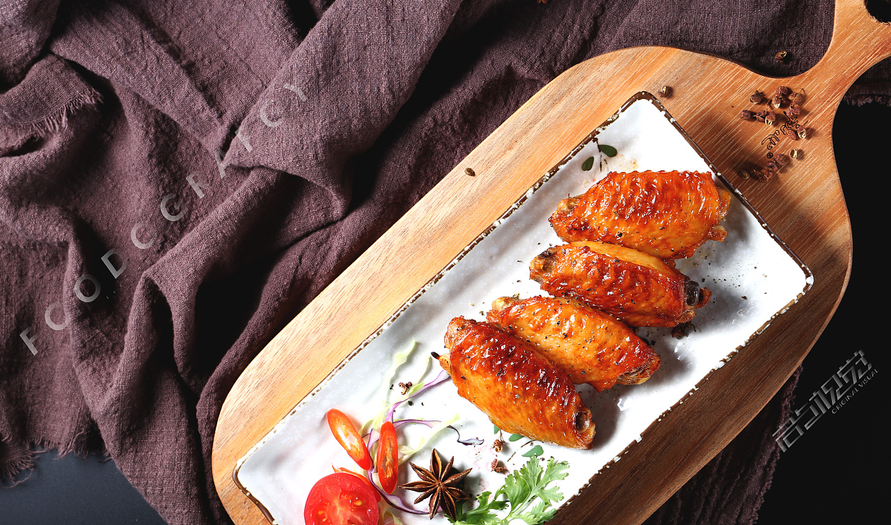 奥尔良鸡翅 | 美食摄影