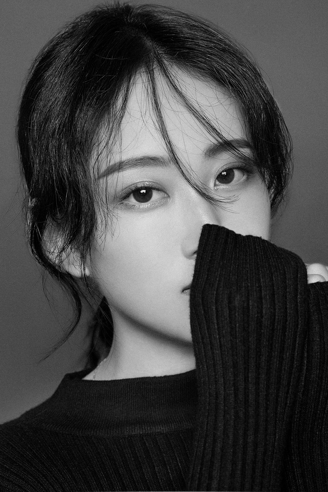 深圳个人写真形象照 简约 黑白