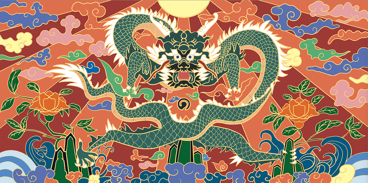 南京云锦毕业设计插画