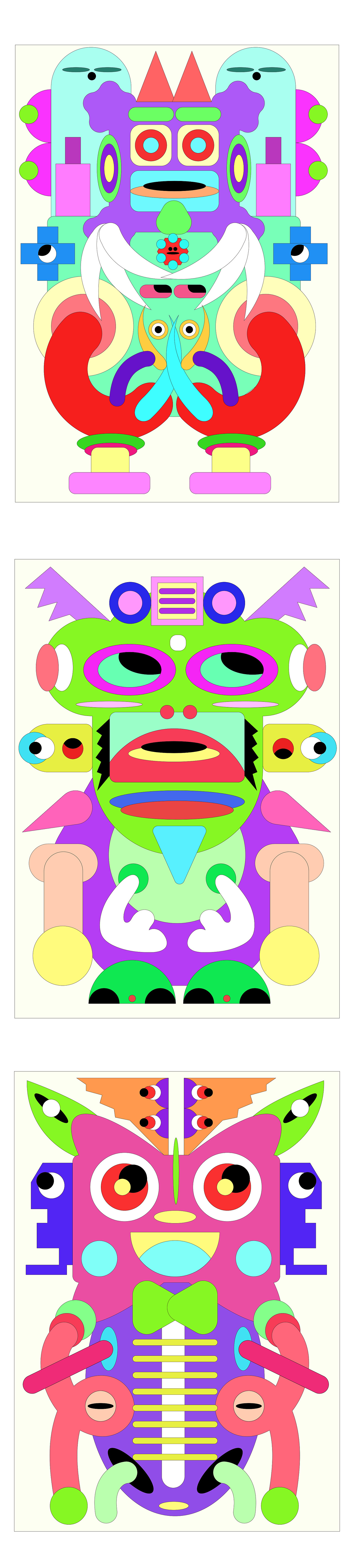 异想世界～小萌兽搞怪系列插画3