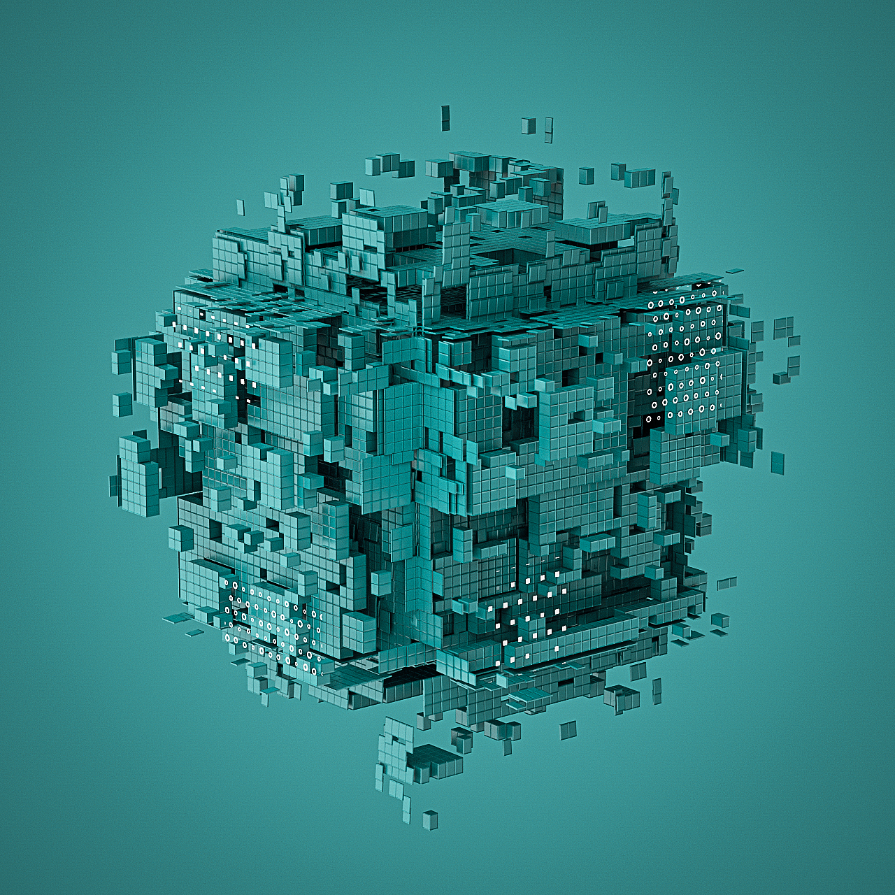 Cube Concept Design方形概念与科技幻影