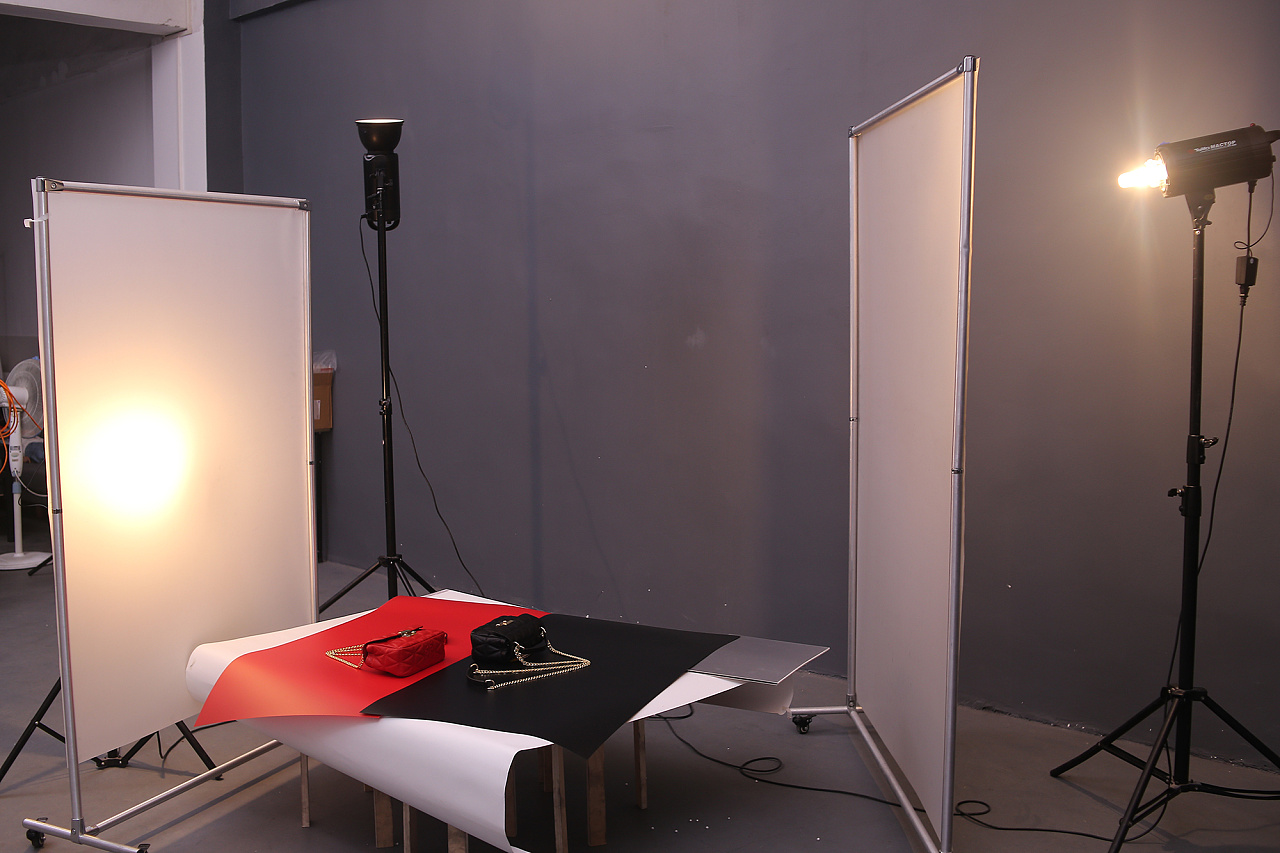 创意包包广告场景布光教程