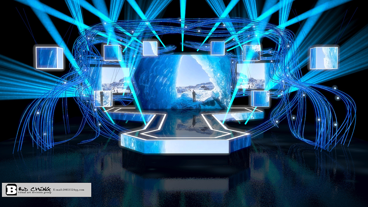 陈意涵生日会 舞台设计