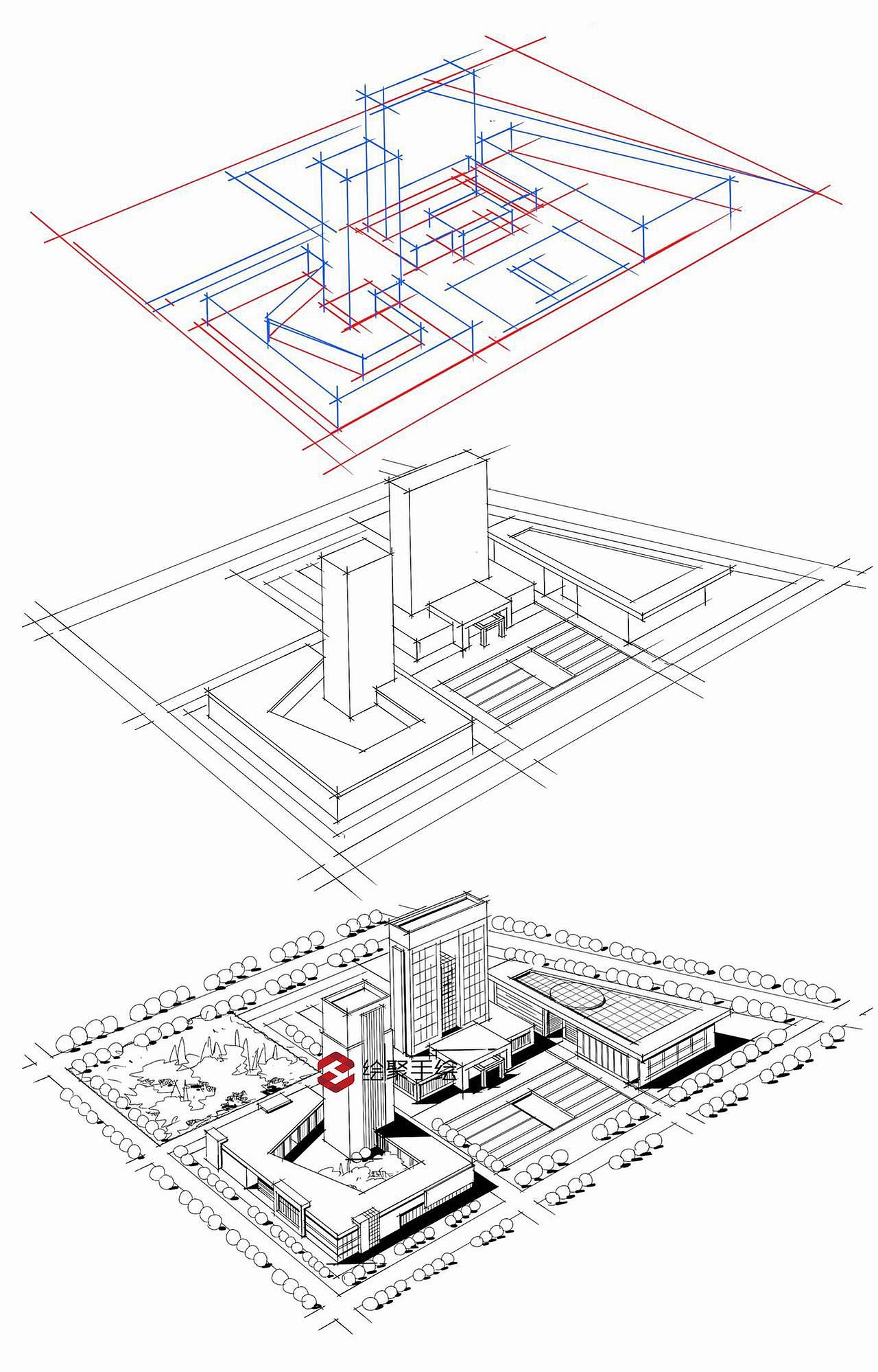 规划鸟瞰图（图ZMjc4NDI3ODA0） - 其他空间 - 站酷设计师绘聚设计教育原创素材 - 站酷ZCOOL