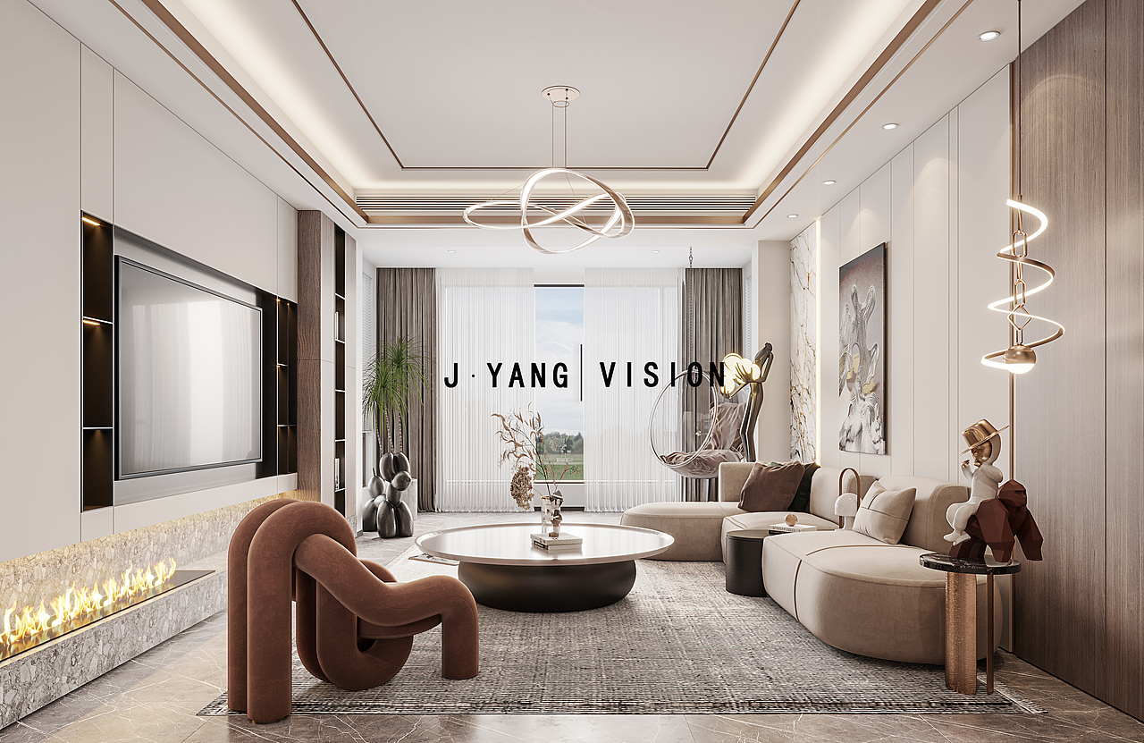 现代轻奢（图ZMjY4MTU1Mzgw） - 家装设计 - 站酷设计师静静表现原创素材 - 站酷ZCOOL