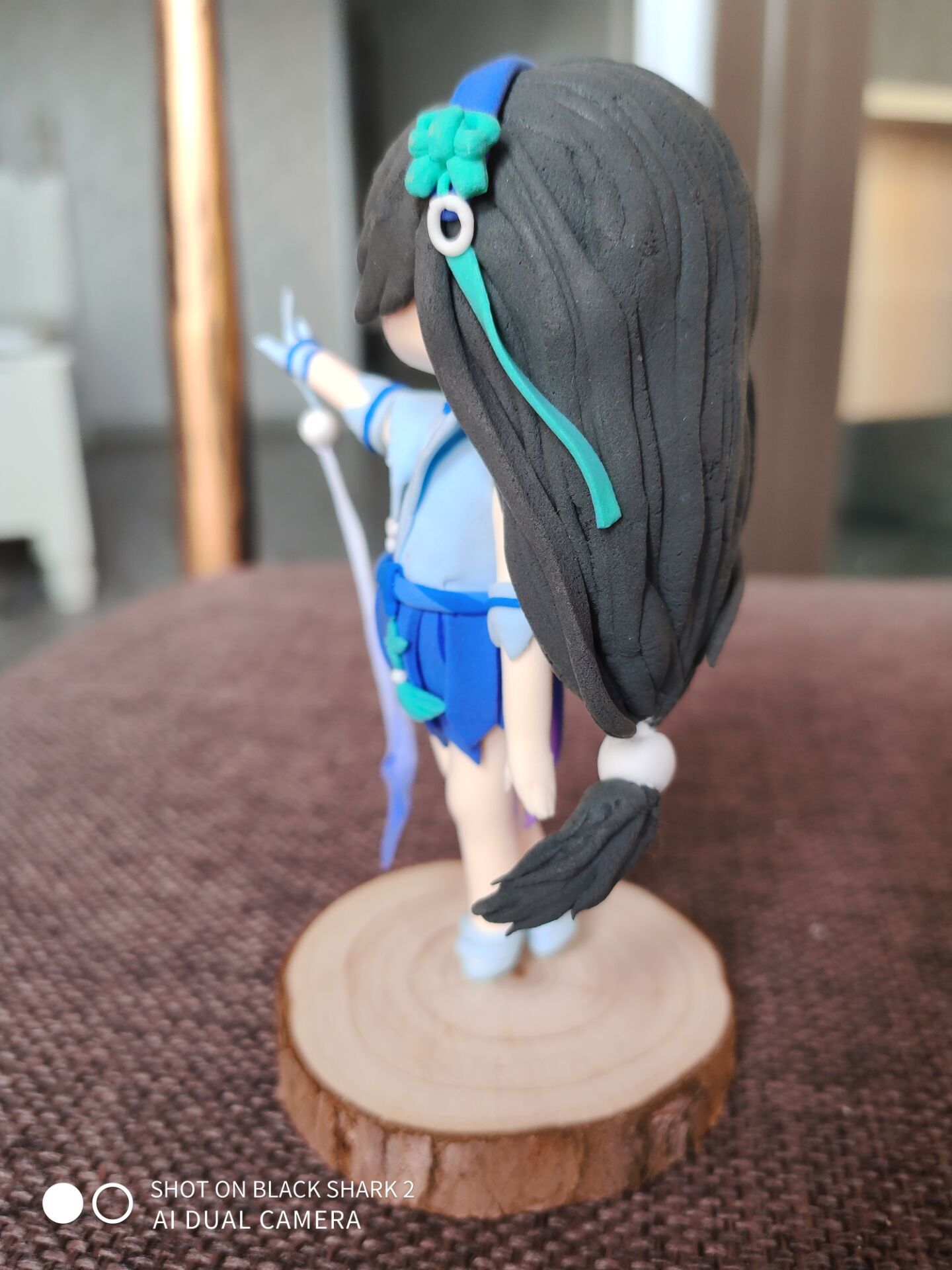 西施——【王者荣耀】黏土手残|手工艺|手办/模玩|穷到喝稀饭的九卿