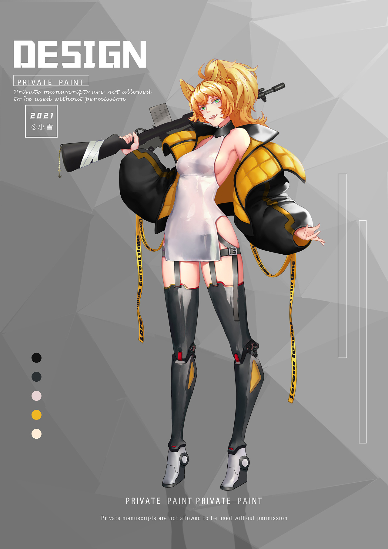 最近的人设图来一波|插画|游戏原画|肉肉喵呜 - 原创作品 - 站酷