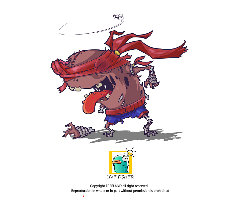 LOL手绘 丧尸系列 第一期（图ZMjQzMDM3MDQ=） - 新锐潮流插画 - 站酷设计师卡西米尔手绘原创素材 - 站酷ZCOOL