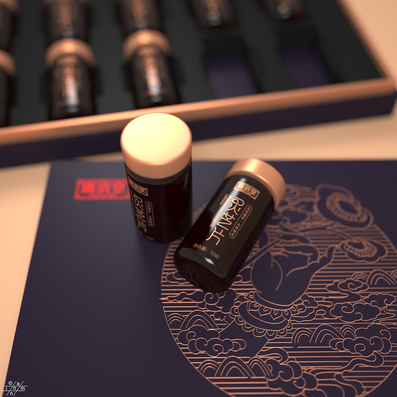 灵芝片包装设计 · 广济堂 / 刘益铭 × 原创作品