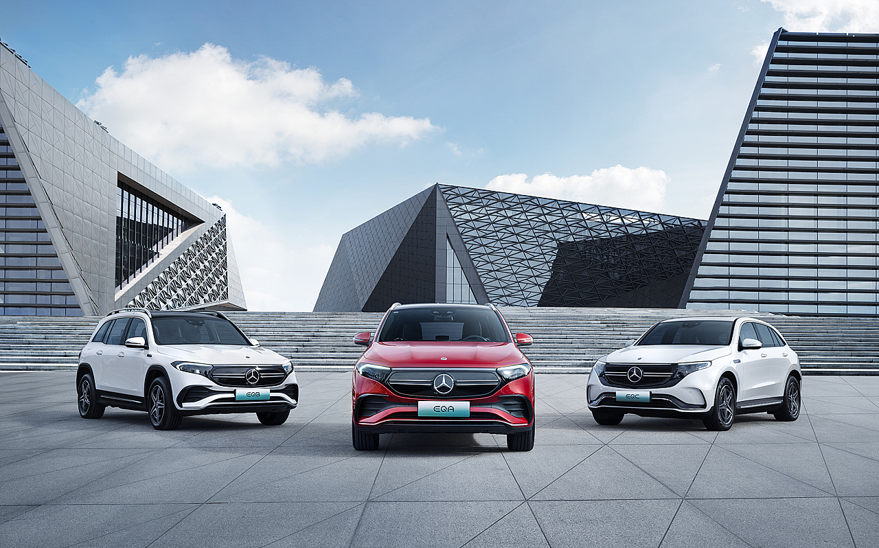 汽车摄影修图-奔驰车阵(附拍摄花絮)