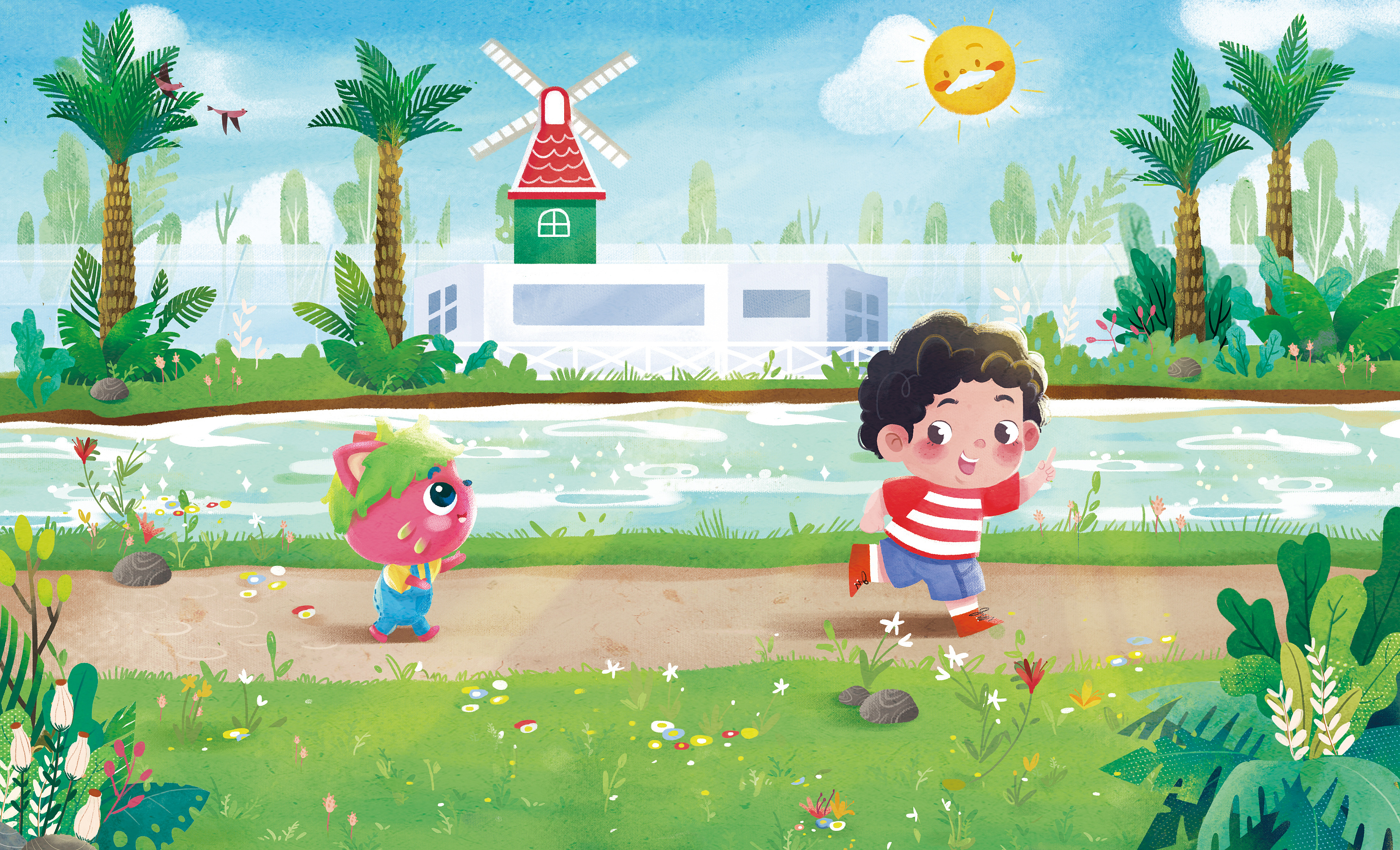 火龙果童书绘本|插画|儿童插画|正义的小包子 - 原创作品 - 站酷