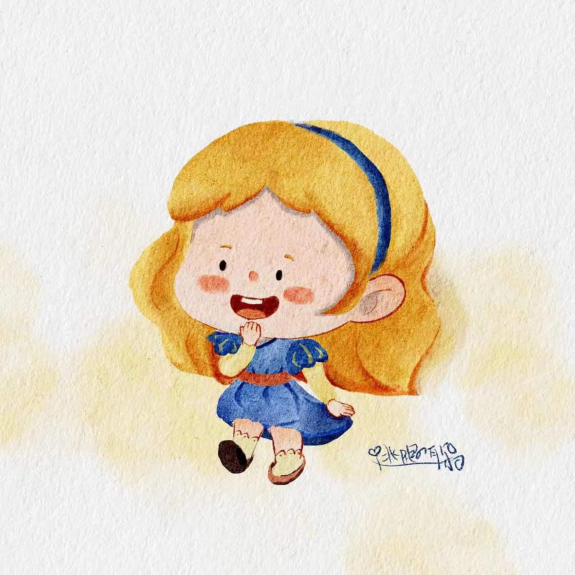 王子公主的两小无猜（图ZMjY0MDkzMjg4） - 儿童插画 - 站酷设计师逃跑的耳朵原创素材 - 站酷ZCOOL