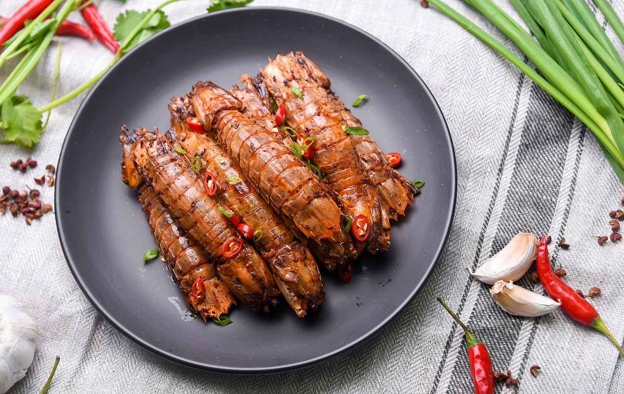 产品拍摄-海鲜-香辣皮皮虾