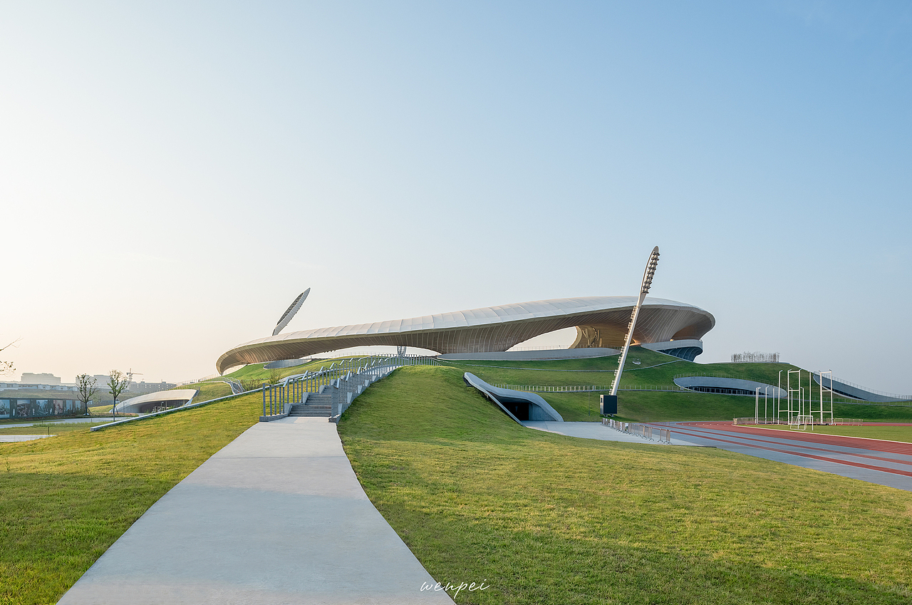 建筑摄影｜衢州体育公园（图ZMzE3ODY3OTc2） - 环境/建筑摄影 - 站酷设计师建筑摄影师文沛原创素材 - 站酷ZCOOL
