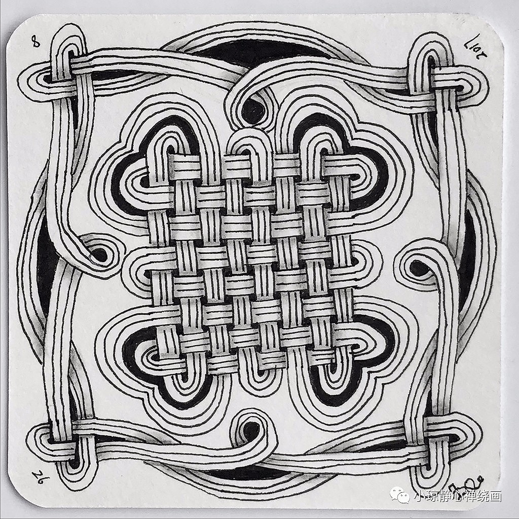 禅绕画（图ZMTIzMTg1NjU2） - 绘画 - 站酷设计师小琼静心禅绕画原创素材 - 站酷ZCOOL