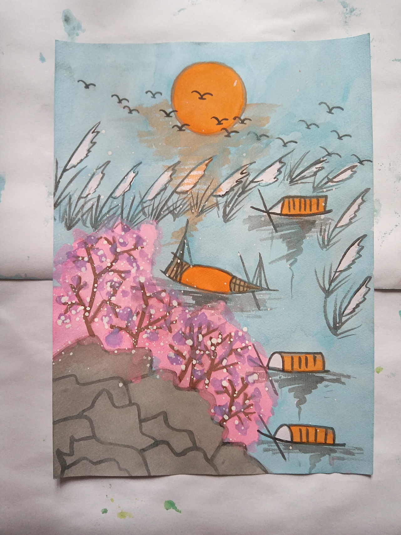 疏影横斜水清浅,暗香浮动月黄昏。