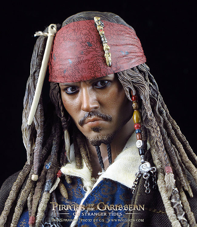 hottoys02dx060216加勒比海盗4惊涛怪浪杰克船长小拍