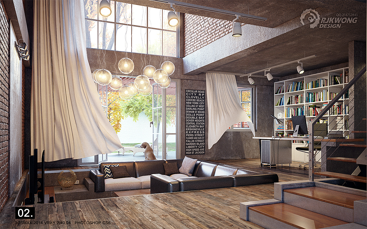 荒野别墅（图ZMTE5ODA1ODg=） - 家装设计 - 站酷设计师RJKWONG原创素材 - 站酷ZCOOL