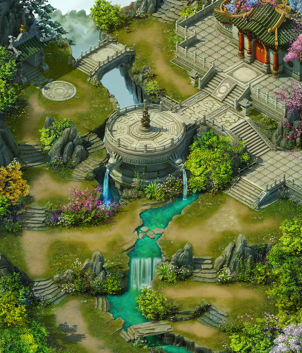 分享收藏用了3d果然省事很多我的一些画我的一些画我画的一些场景我画