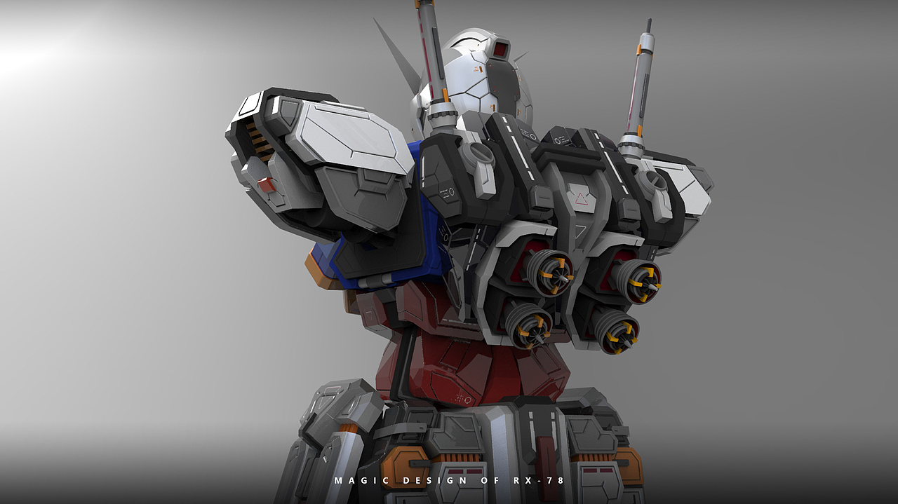 元祖高達(dá)R78（圖ZMjU1OTU4MDI0） - 機(jī)械/交通 - 站酷設(shè)計師季初DEMON原創(chuàng)素材 - 站酷ZCOOL
