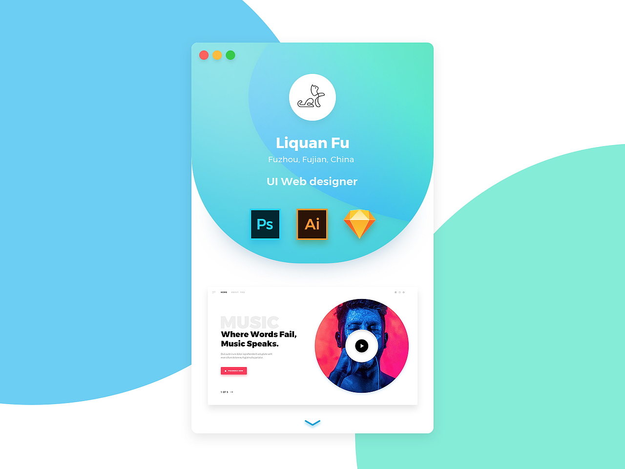 Daily UI : User Profile（图ZODQ0NjI5MDQ=） - APP界面 - 站酷设计师傅傅得正原创素材 - 站酷ZCOOL