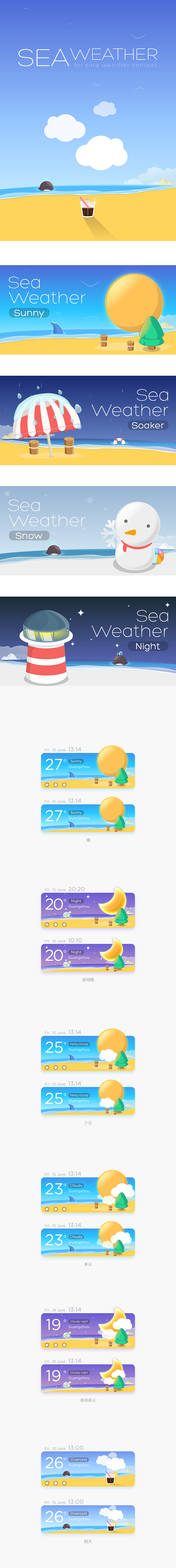 SEA WEATHER（图ZMzQ5NzQwMDA=） - 主题/皮肤 - 站酷设计师imshmilu原创素材 - 站酷ZCOOL