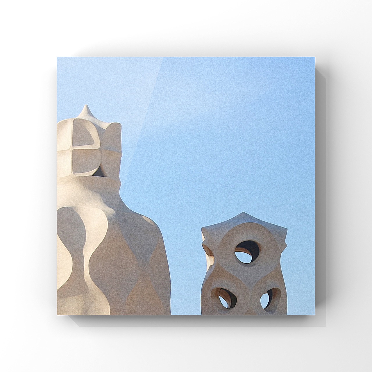 摄影|建筑细部|高迪|Face in Casa Mila