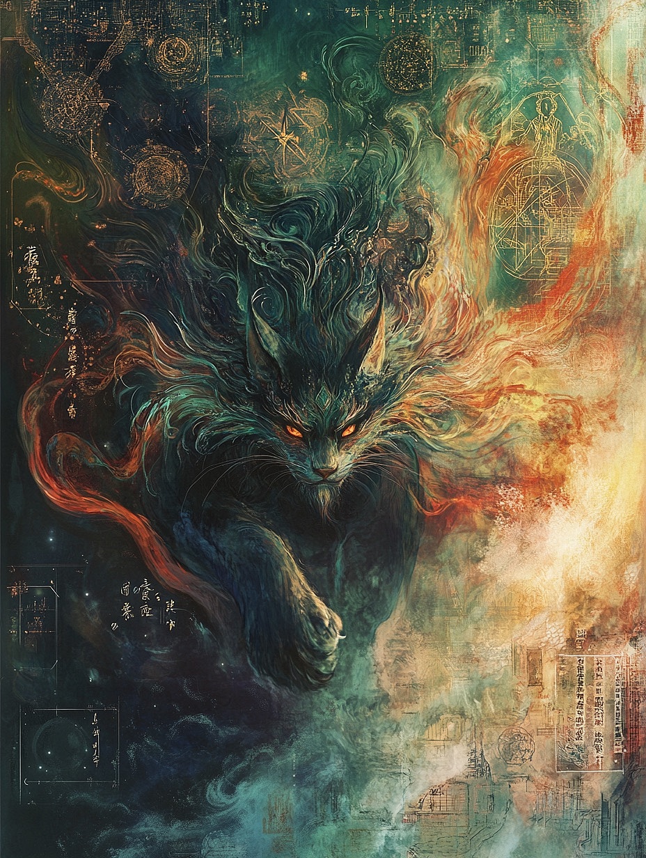 大梦归离·白泽（图ZMzc5OTkzNjYw） - AI作品 - 站酷设计师快乐章章原创素材 - 站酷ZCOOL