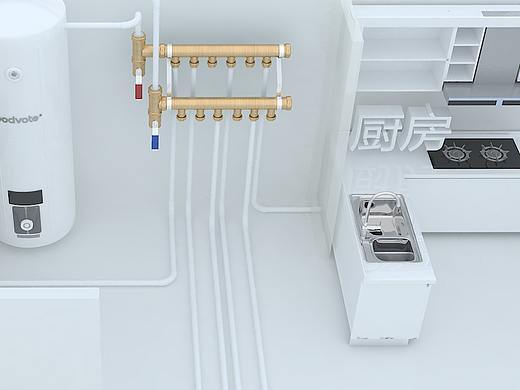 采暖示意动画