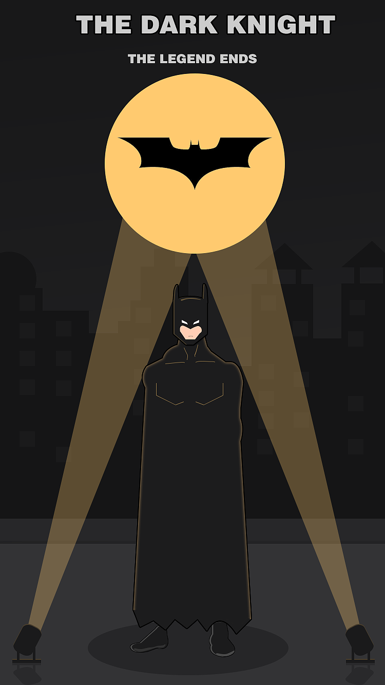 蝙蝠侠插画练习