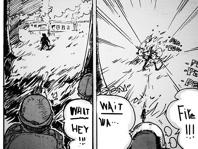漫画《核战》（图ZMTE3MzI5NDQ=） - 中/长篇漫画 - 站酷设计师Edwarde_Liu原创素材 - 站酷ZCOOL