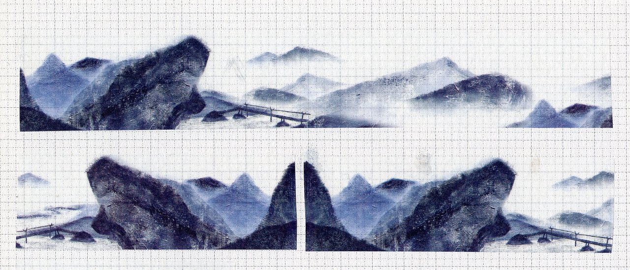《溪山清远图》（图ZNzQxNjQyODg=） - 商业插画 - 站酷设计师瓜里瓜里瓜里原创素材 - 站酷ZCOOL