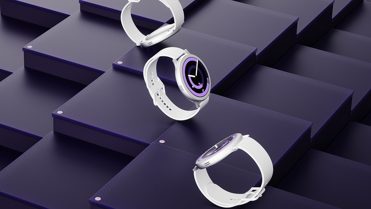 [近期作品]电子手表产品动画渲染练习-个人练习2