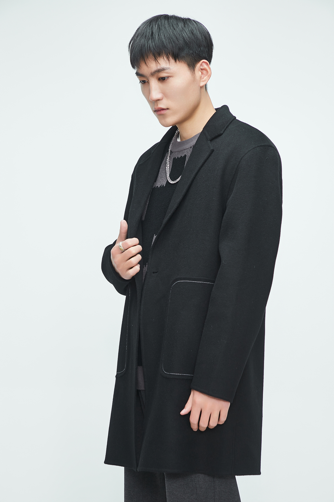 迹风男装look拍摄