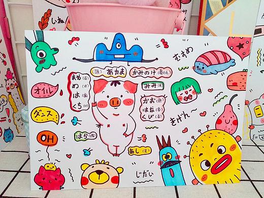 关于日语单词的手账涂鸦