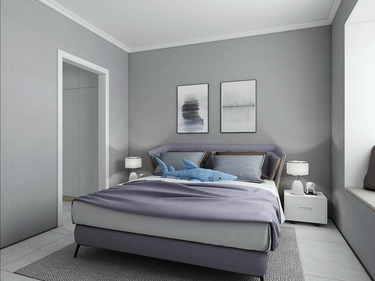 Listen attentively:侧耳倾听