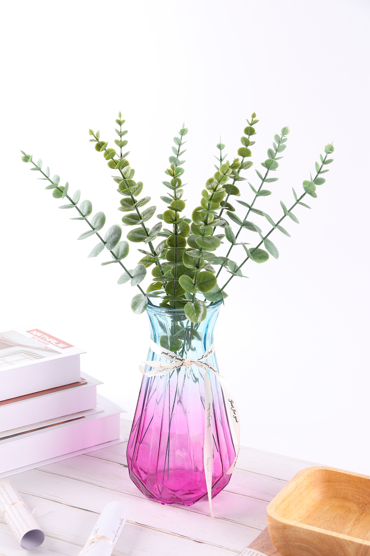 B03家居饰品\C11-仿真饰品\V06仿真尤加利叶X1