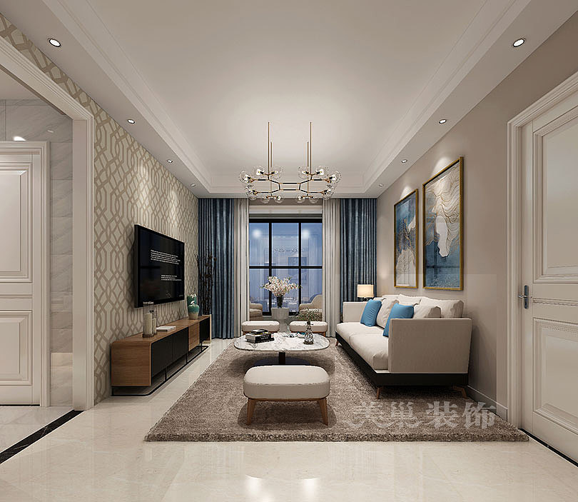 小区名称:民安北郡 房子户型: 三室两厅 装修