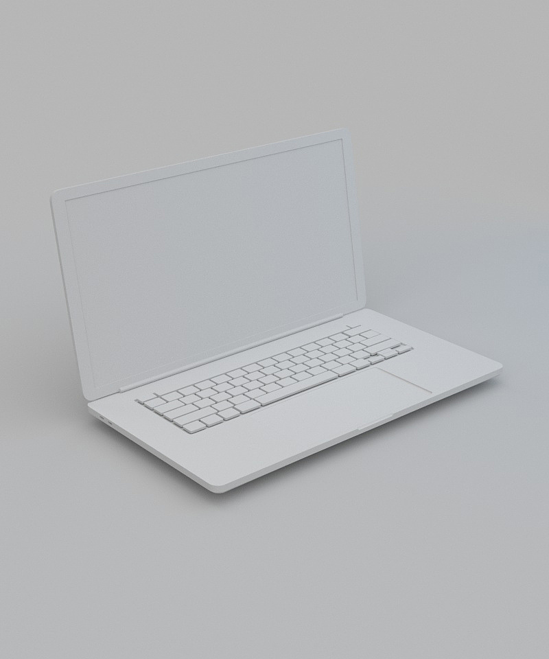 c4d 电商 产品建模 渲染 笔记本电脑 电子产品