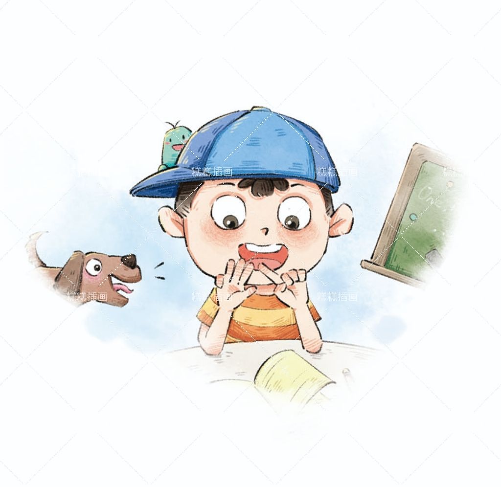 ②美式风格儿童插画人物设计/原创分享😍（图ZMzQxNjc4OTMy） - 儿童插画 - 站酷设计师河鲀原创素材 - 站酷ZCOOL