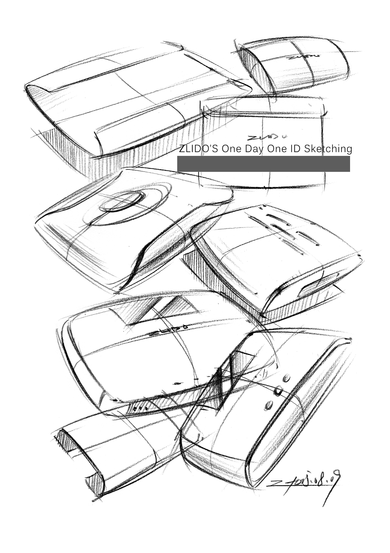 2015产品设计手绘8月 一日一画