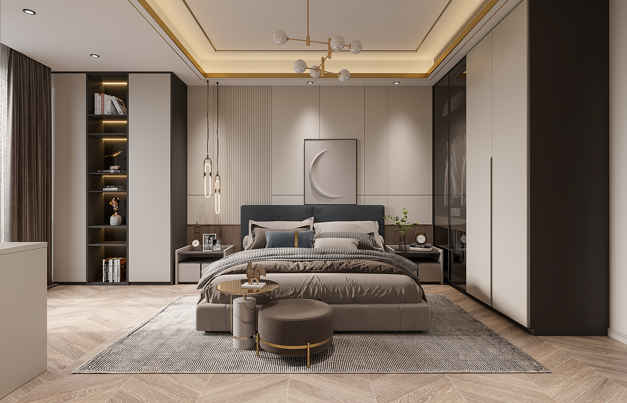 君临府【现代风格】（图ZMjg0MDc4NTI4） - VR设计 - 站酷设计师瞿阳原创素材 - 站酷ZCOOL