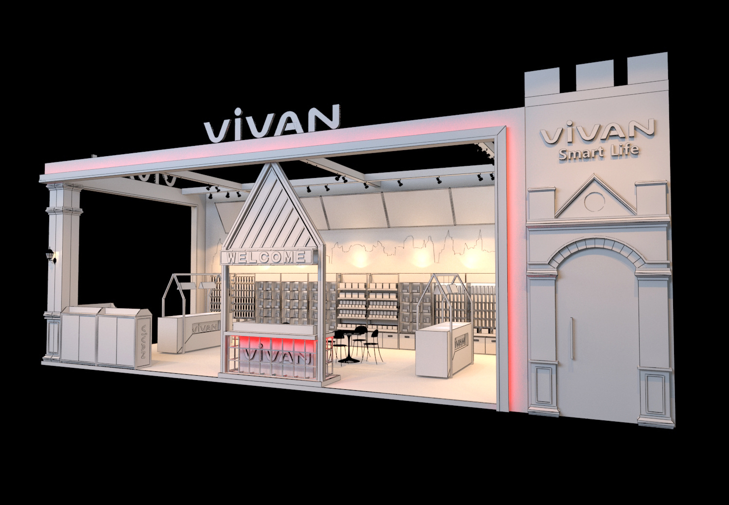 vivan雅加达展销会设计