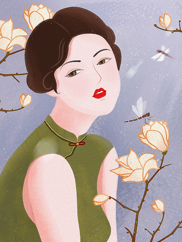 穿旗袍的女人